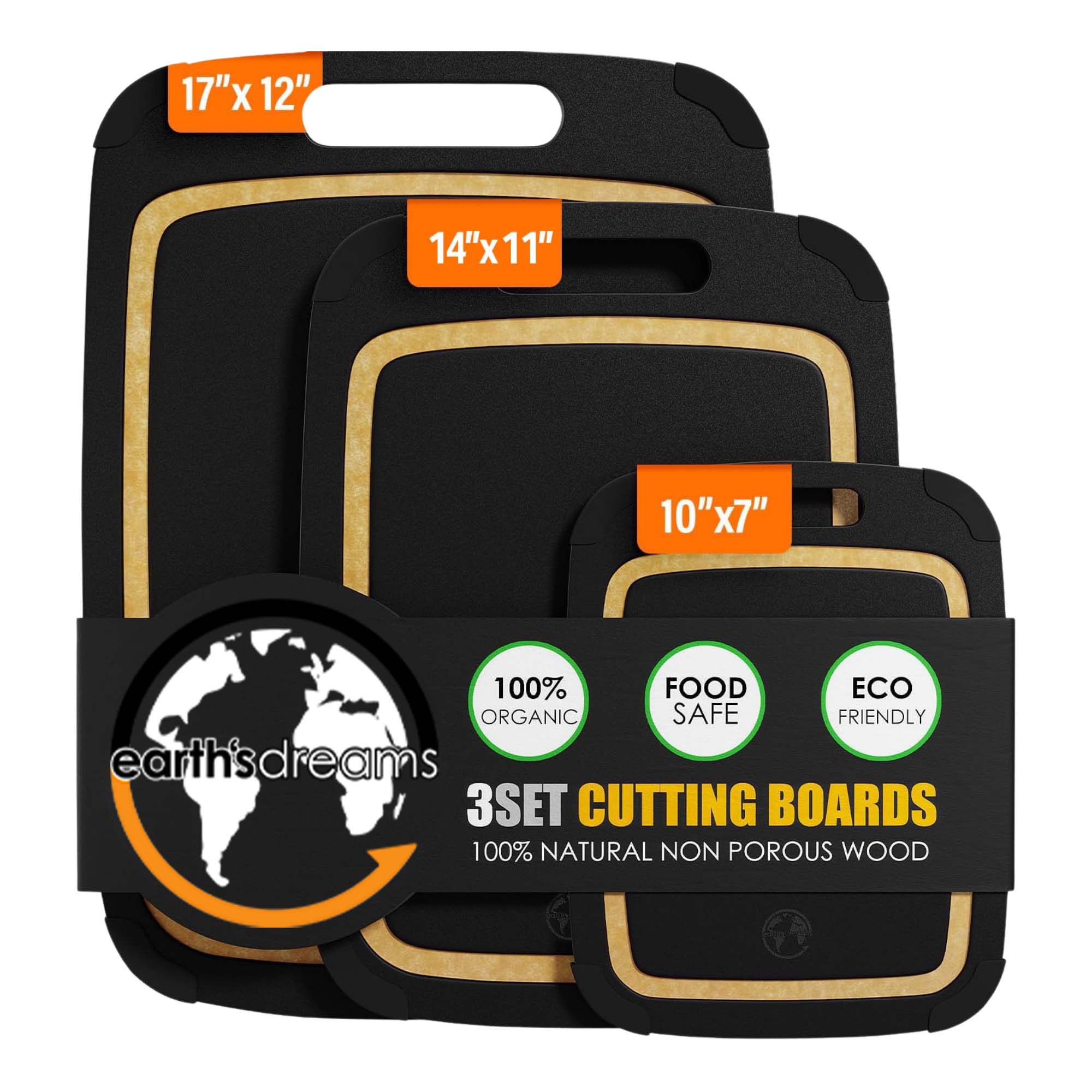 Black/Tan Cutting Board Set